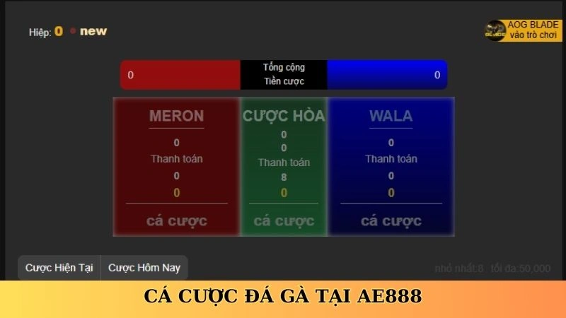 Cá cược đá gà tại AE888