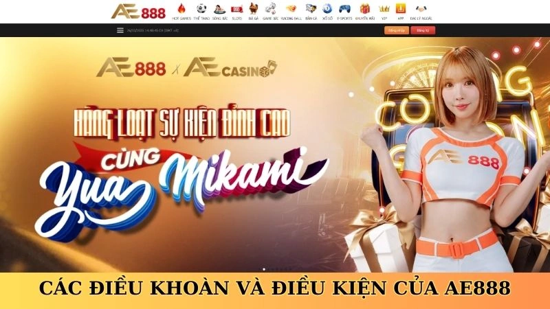 Các điều khoàn và điều kiện của AE888