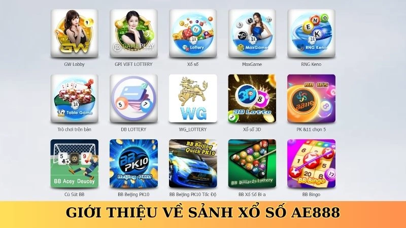 Giới thiệu về sảnh xổ số AE888