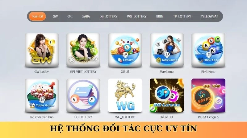 Hệ thống đối tác cực uy tín