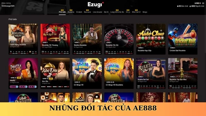 Những đối tác của AE888