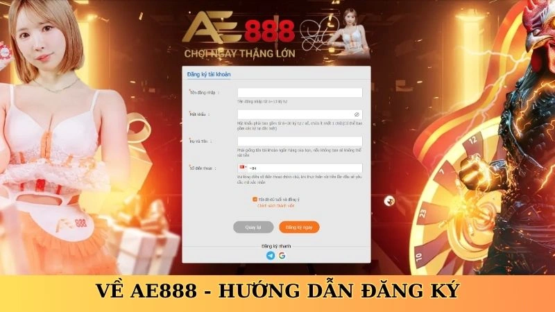 Về AE888 - hướng dẫn đăng ký
