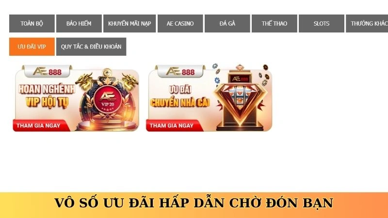 Vô số ưu đãi hấp dẫn chờ đón bạn